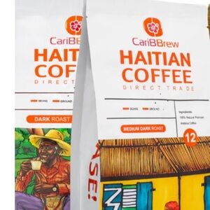 CariBrew Medium Roast Haitian Coffee - Vibrant Packaging